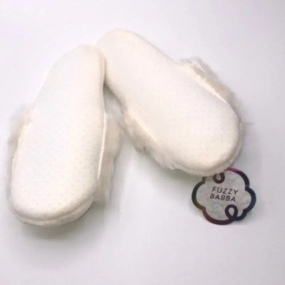 Fuzzy Baba Kids Slide with Bunny Rabbit